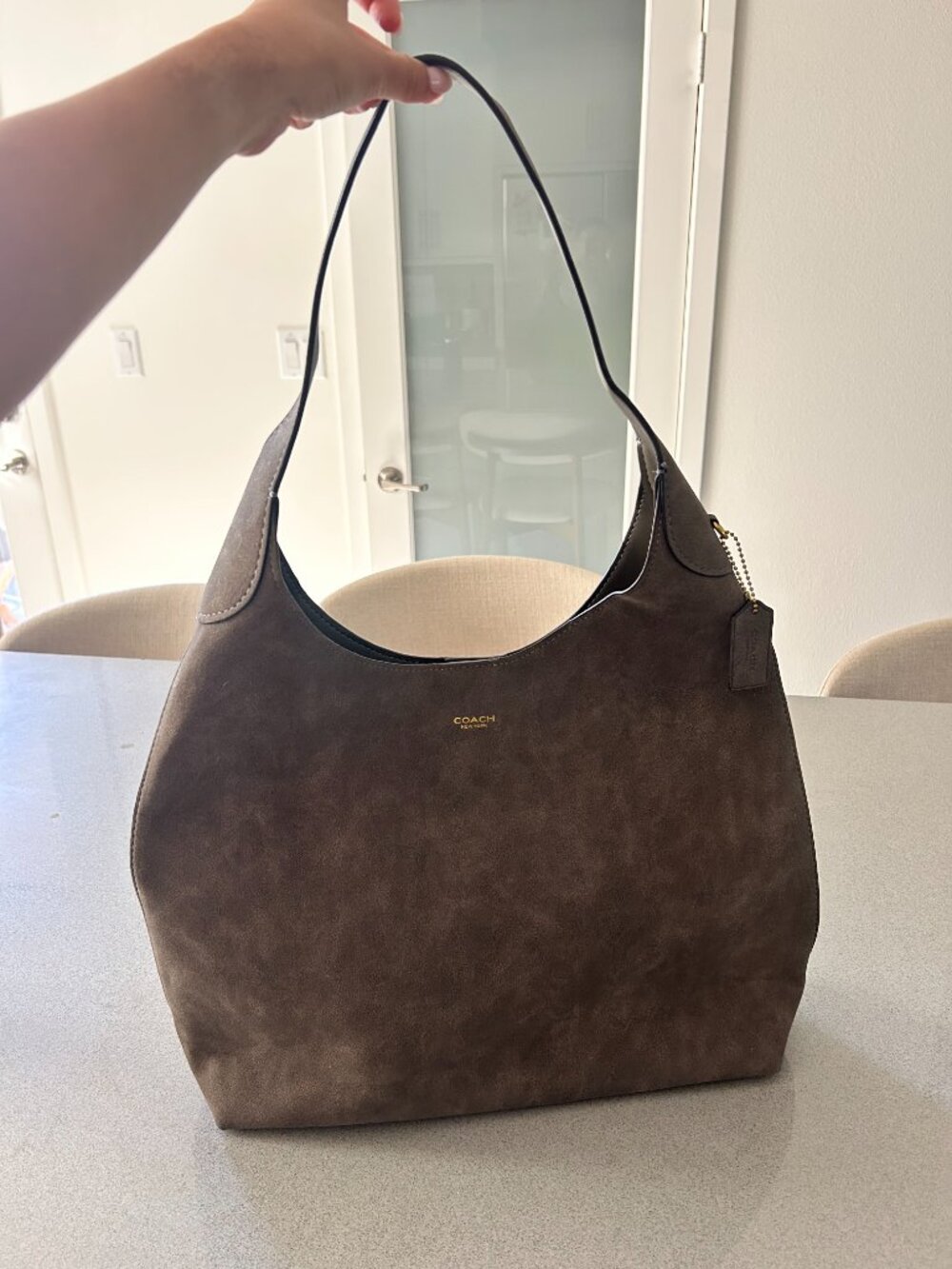 Coach Brooklyn Shoulder Bag 39 Olive XL - Picture 6 of 10